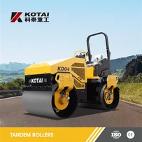 Rullo a tamburo tandem da 4 tonnellate